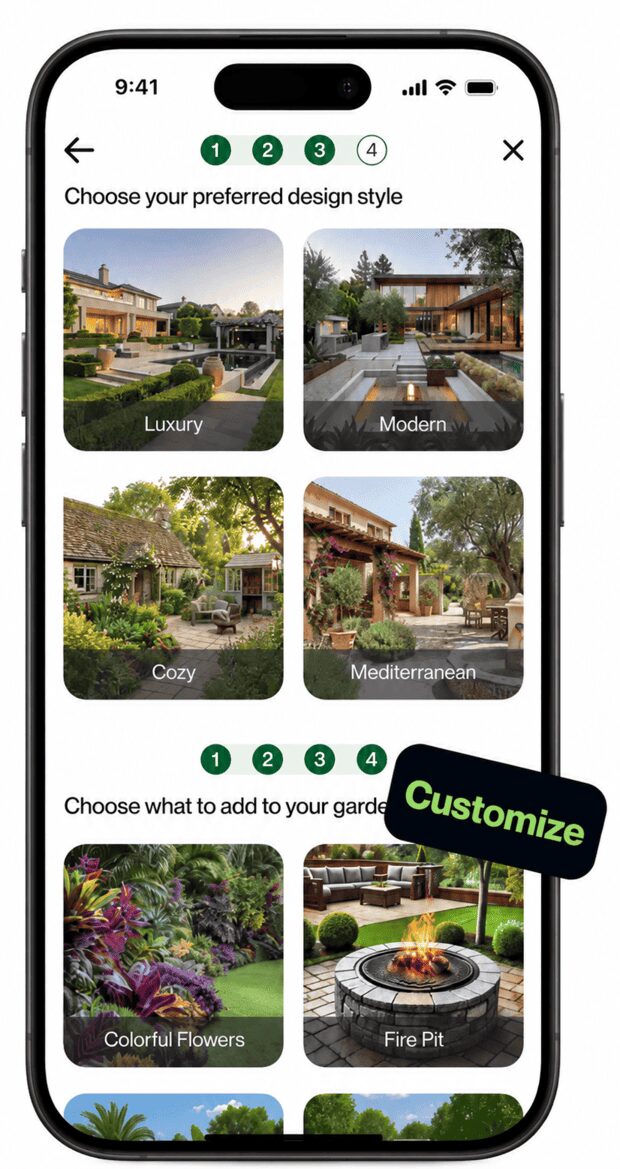 100+styles-garden-dremiai-design-app
