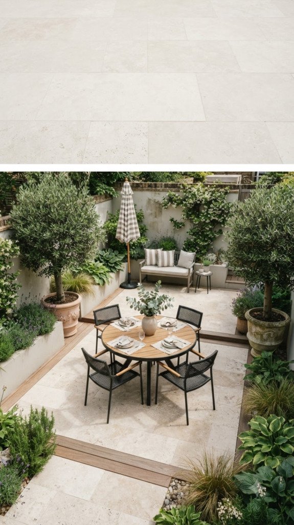 Small patio design ideas from a photo